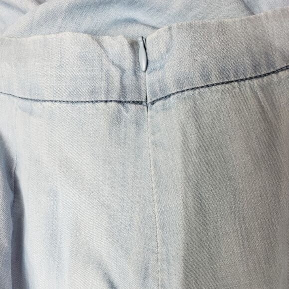 BB Dakota Atwell blue, boho, hi low, wide leg pants, size 0 - Picture 11 of 14